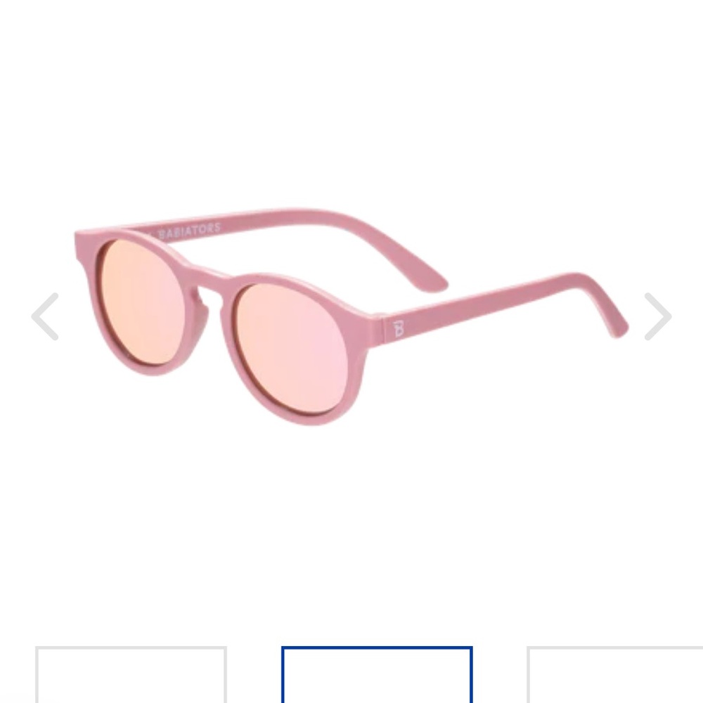 Babiators Pretty in Pink Keyhole Polarized Mirror Lens Sunglasses 0-2 years old